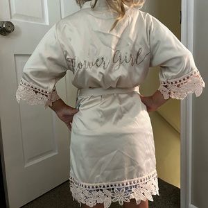 Flower girl robe